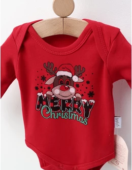 Body Merry Christmas, rosu