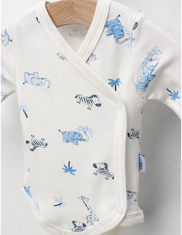 Body ML, Animalute de Savana, alb-blue picture - 3