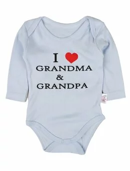 Body ml i love grandma & grandpa bleu 74 (6-9 luni)