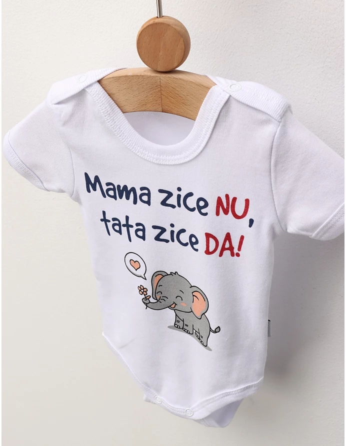Body MS, Mama zice NU, Tata zice Da!, alb-albastru picture - 2
