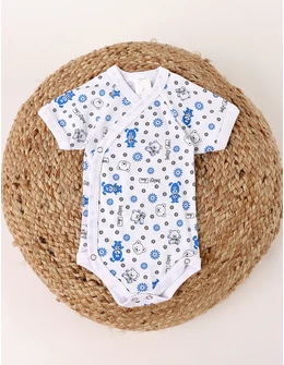 Body MS Romania baby bear, cu albastru