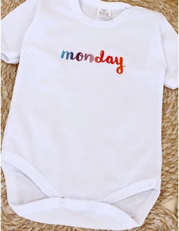 Body Romania Monday alb-multicolor 2