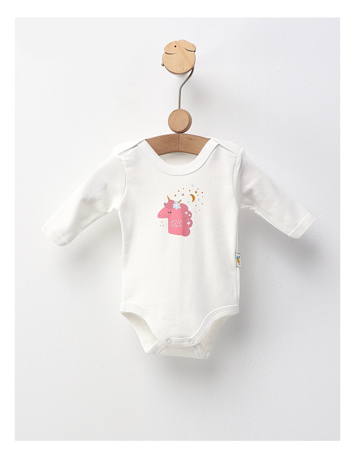 Body Sleepy Unicorn, cu ecru