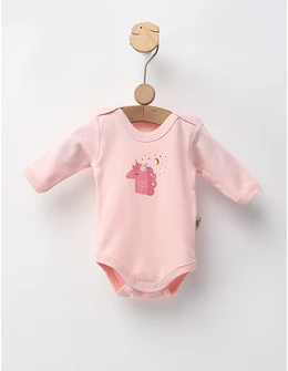 Body Sleepy Unicorn, cu roz