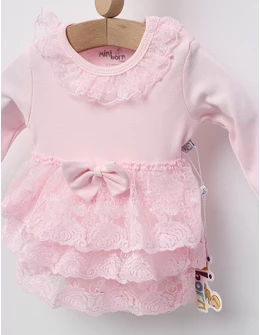 Body stil Rochita, cu bentita, June, roz