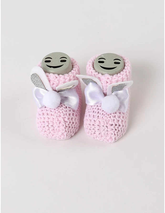 Botosei acrilic cu urechiuse model coral deschis picture - 2