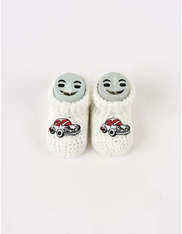 Botosei acrilic masinuta model ecru