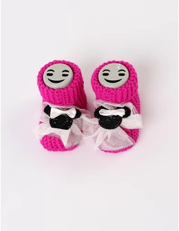 Botosei acrilic Minnie Mouse, ciclam