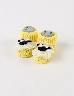 Botosei acrilic Minnie Mouse, galben