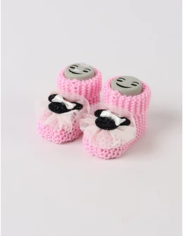 Botosei acrilic Minnie Mouse, roz