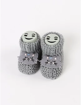 Botosei acrilic Queen Cat, gri