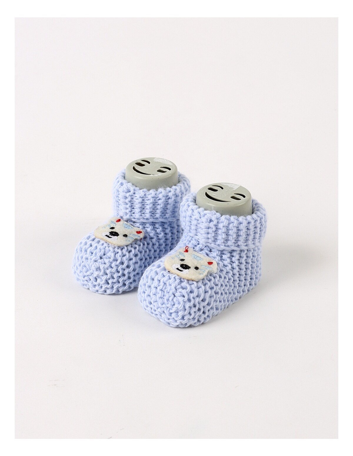 Botosei acrilic Smiley Bear, blue