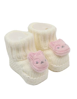 Botosei croset Acril cat M-ecru-roz 1