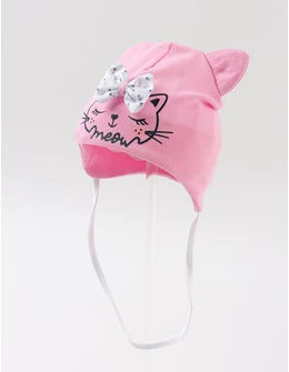 Caciulita copii, Meow, roz