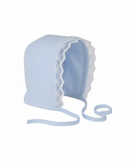 Caciulita cu dantela Izza, blue