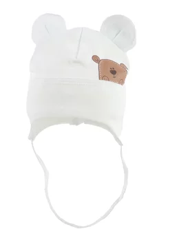 Caciulita cu urechiuse Yogy Bear model alb 1