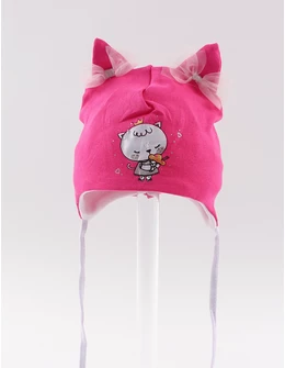 Caciulita kitty-ice cream, ciclam-1 1
