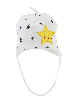 Caciulita STARS model alb 1