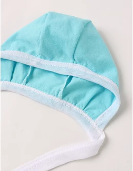 Caciulita stil TICHIE, bumbac glat, blue