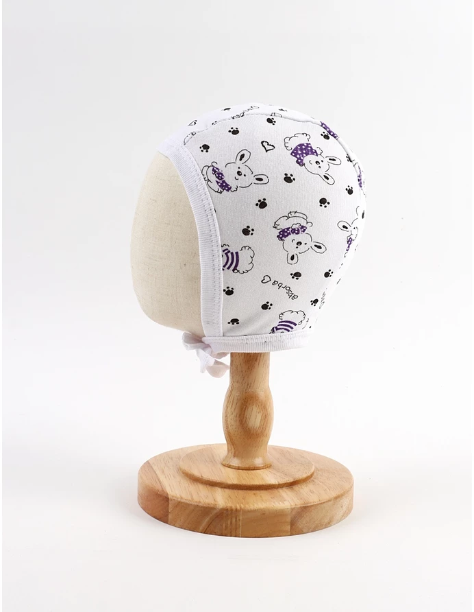 Caciulita stil TICHIE imprimeuri AB Rabbit, mov picture - 2