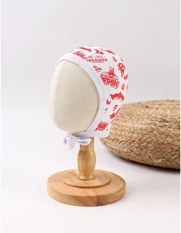 Caciulita stil tichie imprimeuri Batman alb-rosu