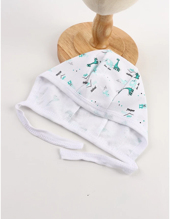 Caciulita stil TICHIE imprimeuri Cute Animal, verde picture - 4