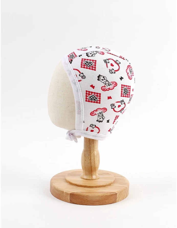 Caciulita stil TICHIE imprimeuri Hearts, rosu picture - 2