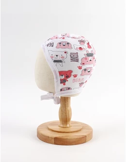 Caciulita stil TICHIE imprimeuri Hy Bear, rosu