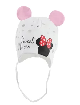 Caciulita Sweet Mouse Minnie alb-roz 1