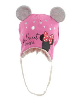 Caciulita Sweet Mouse Minnie roz aprins-gri 1