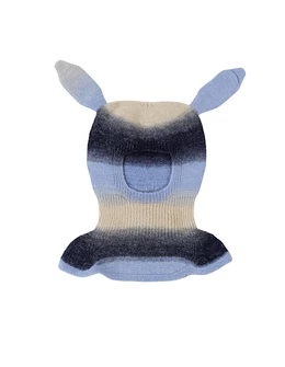 Cagula iepuras colorat albastru