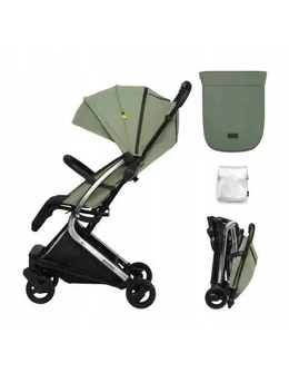 Carucior sport pliabil Skiddou Mikkeli Wild climber, ultracompact pentru calatorii, Verde 1
