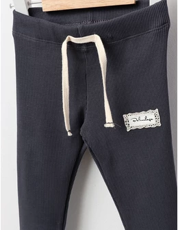 Colanti Carina rib gri inchis