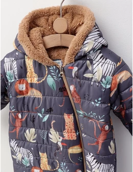 Combinezon ALL JUNGLE ANIMALS gri