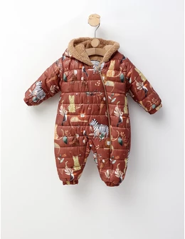 Combinezon ALL JUNGLE ANIMALS maro