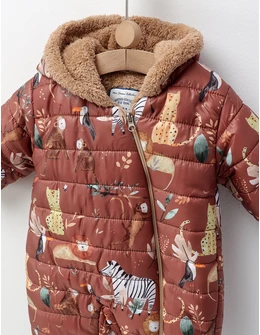 Combinezon ALL JUNGLE ANIMALS maro