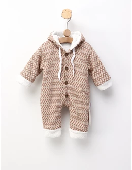 Combinezon croset si cocolino, Urechiuse, bej