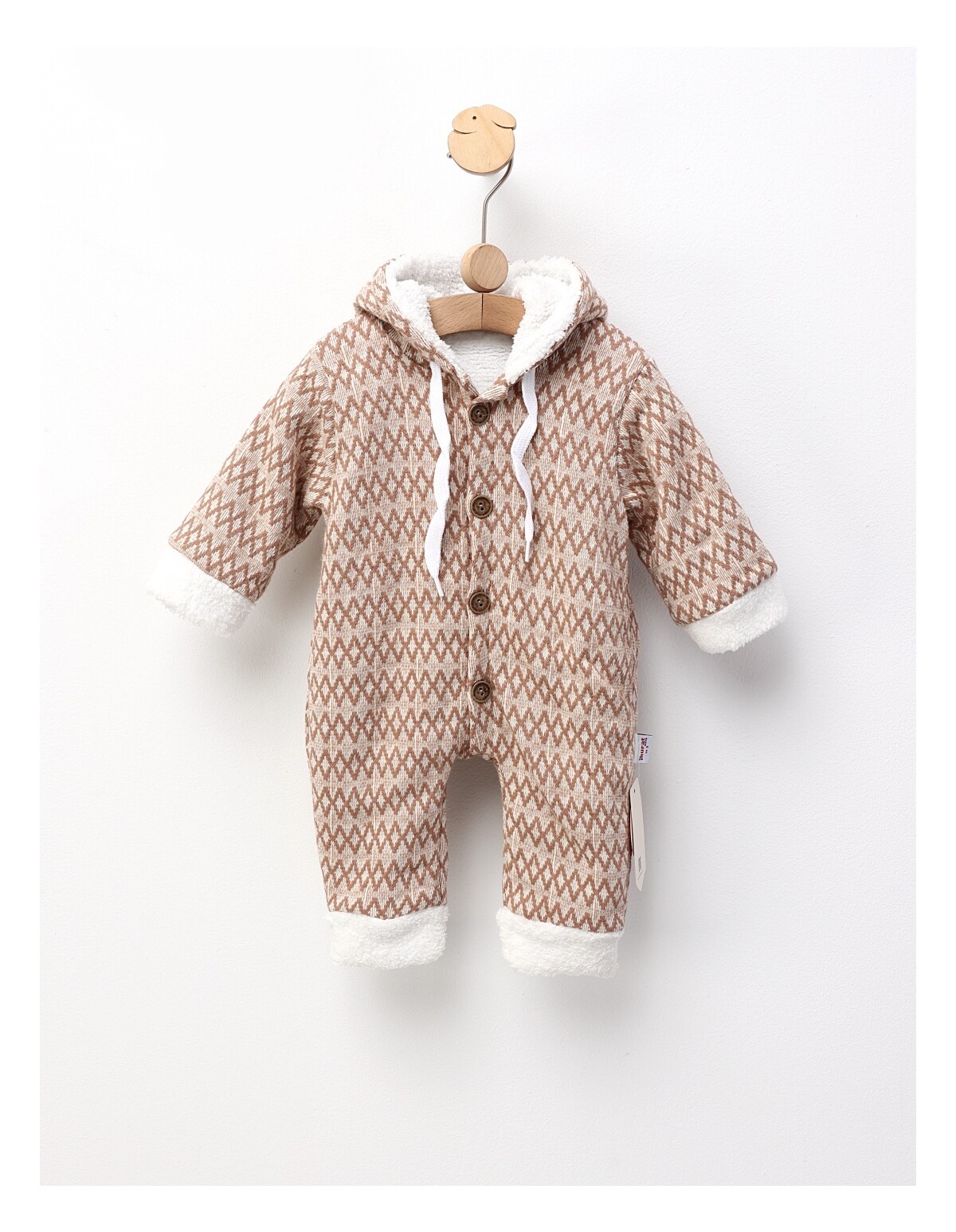 Combinezon croset si cocolino, Urechiuse, bej