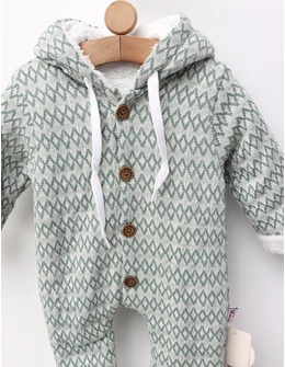 Combinezon croset si cocolino, Urechiuse, verde