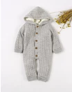 Combinezon Crosetat Winter Sky imblanit gri picture - 8