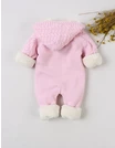 Combinezon Crosetat Winter Sky imblanit roz picture - 10