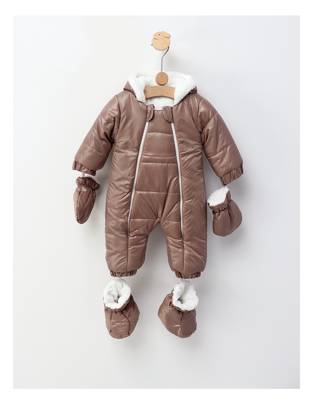 Combinezon de fas bebe, maro