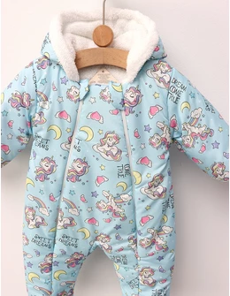 Combinezon Sweet Dreams Unicorn, albastru