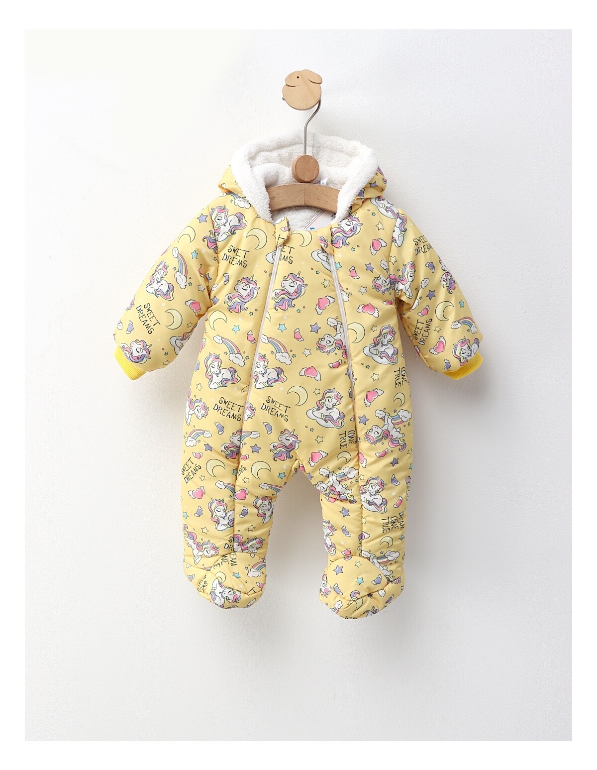 Combinezon Sweet Dreams Unicorn, galben