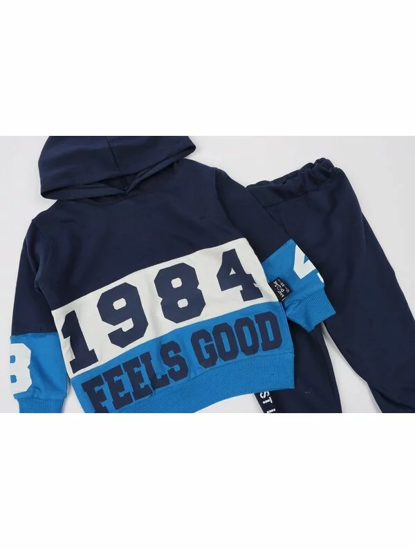 Compleu 1984 FEELS GOOD model bleumarin-albastru