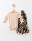 Compleu 3 piese cu body LEOPARD BABY 6