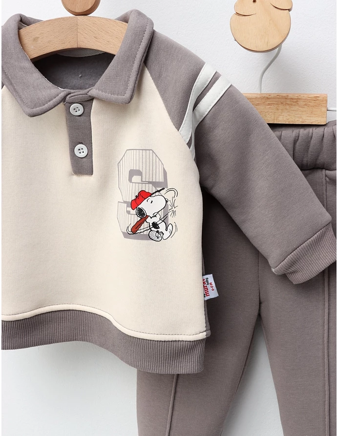 Compleu Baseball Snoopy, cu gri picture - 2