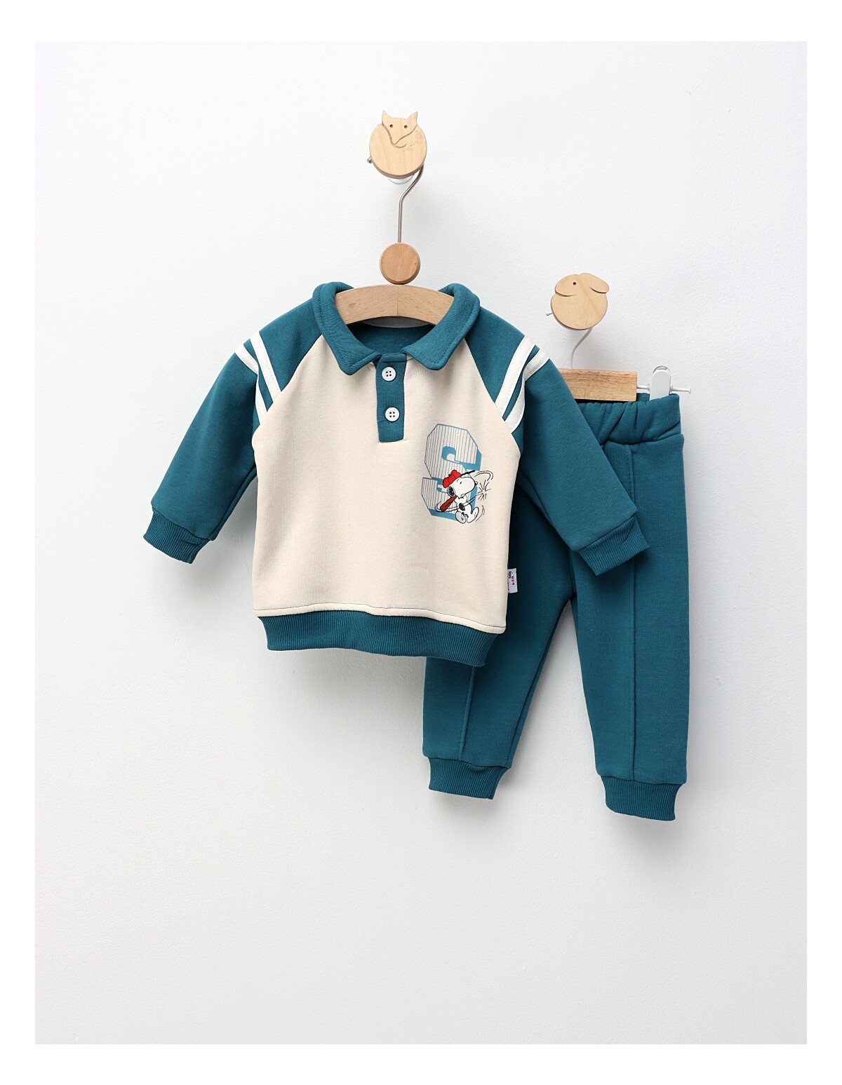 Compleu Baseball Snoopy, cu verde