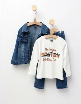 Compleu blug Boston Boy albastru