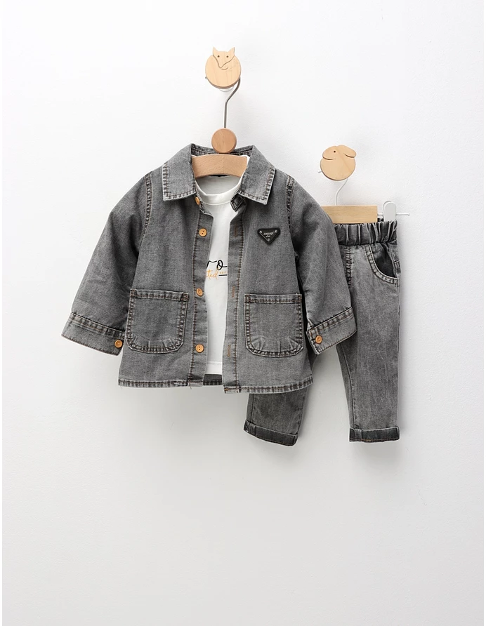 Compleu blug, Bronx Limited, gri picture - 2